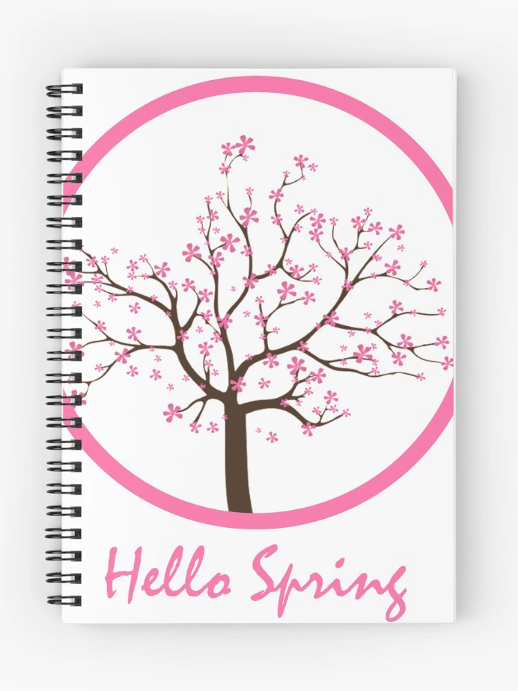 Thumbnail 1 of 3, Journal, Hello spring designed and sold by Raseelvm.