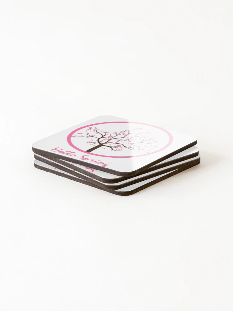 Thumbnail 4 of 5, Coasters (Set of 4), Hello spring designed and sold by Raseelvm.