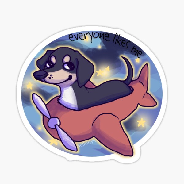 Item preview, hi, my name is the dog designed and sold by catonthefridge.