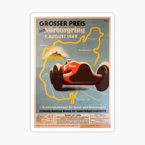Item preview, Grand Prix Nurburgring 1949 designed and sold by MihaiCotiga.