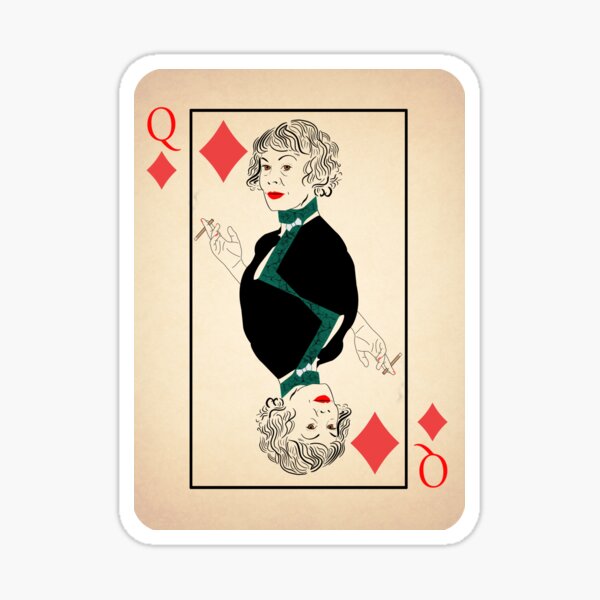 Item preview, Polly Queen of Diamonds designed and sold by rogue-design.