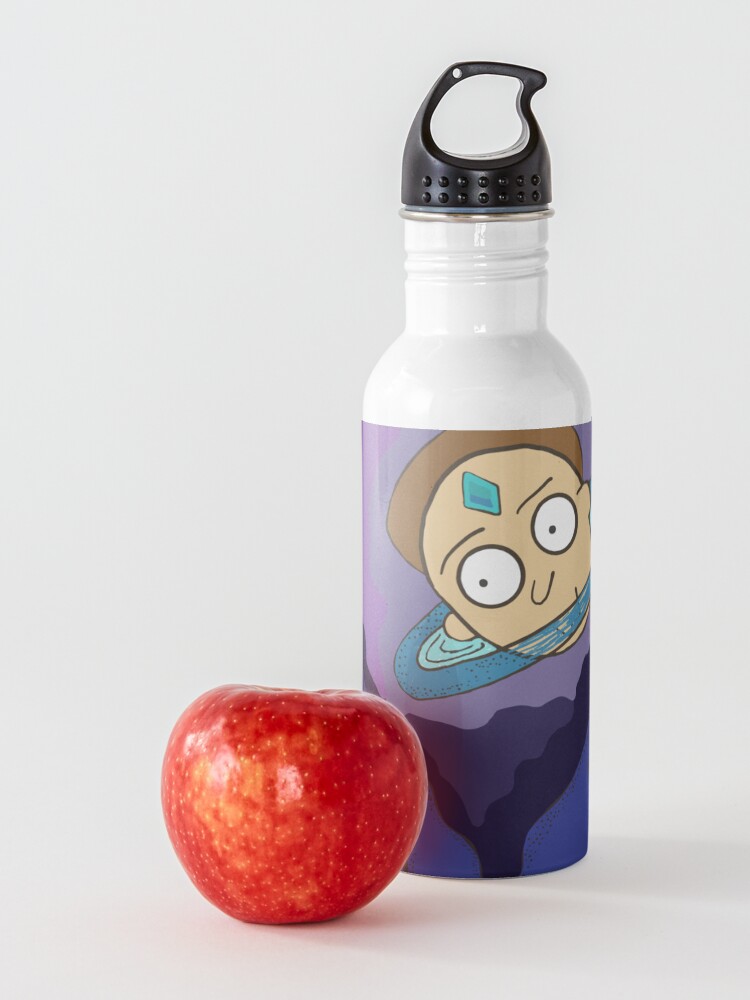 Alternate view of Morty's Death Crystal Space Adventure Water Bottle