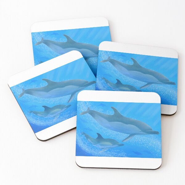 Item preview, Dolphins at sea designed and sold by MarineRoseArt.