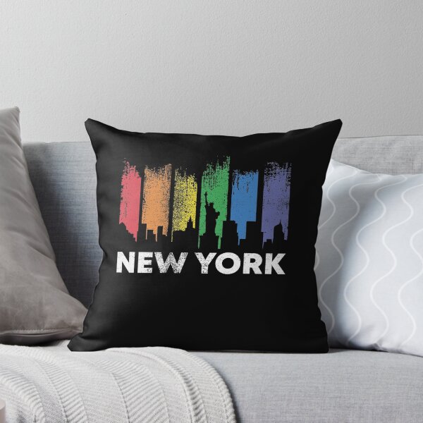 Item preview, New York Skyline LGBT Pride Rainbow designed and sold by zeno27.