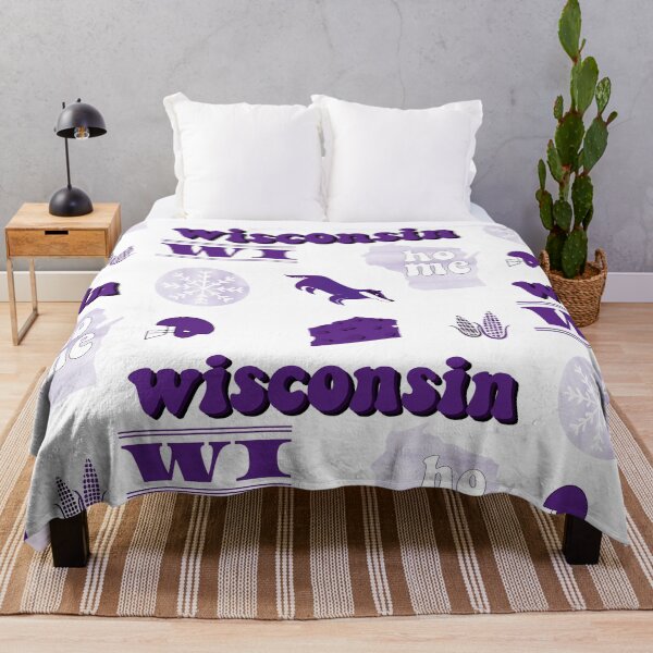 Item preview, Purple Watercolor Wisconsin US State Pack designed and sold by The-Goods.