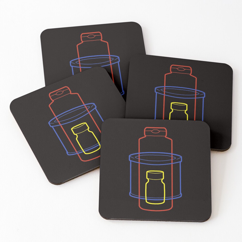 Item preview, Coasters (Set of 4) designed and sold by BestiaDesign.