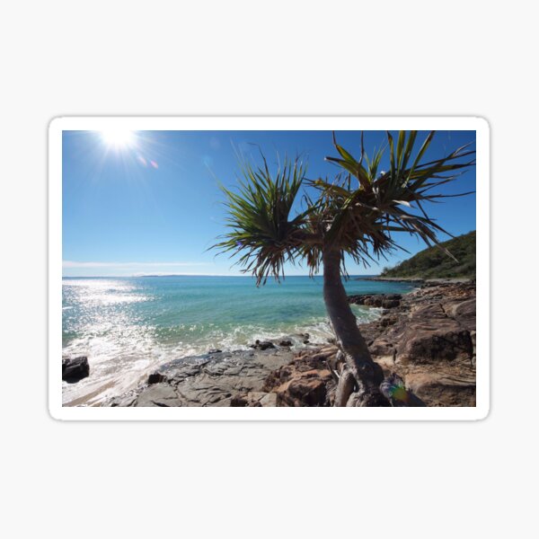 Pandanus over Granite Sticker