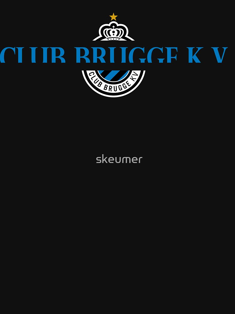 "Club Brugge K.V logo art" T-shirt by skeumer | Redbubble