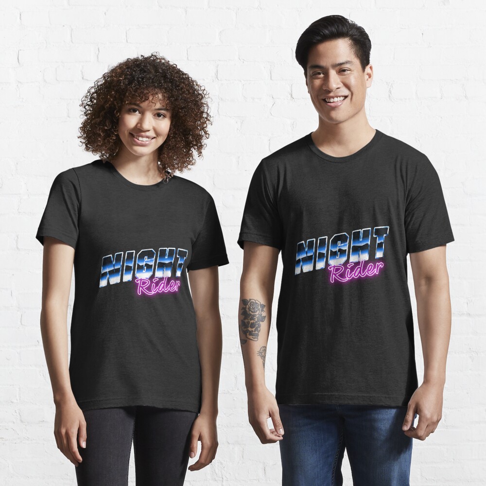 Night Rider - Cyberpunk Style Art New Retro Wave Inspired Essential T-Shirt