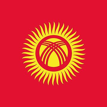 Aperçu de l'œuvre Drapeau du Kirghizistan de Shorlick