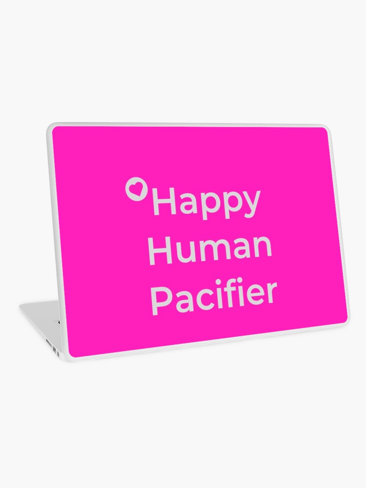 Thumbnail 1 of 2, Laptop Skin, Happy Human Pacifier designed and sold by HappyHumanPacif.