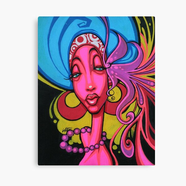 Soul Diva Funky Fresh Urban Art Fly Pop Art Canvas Print