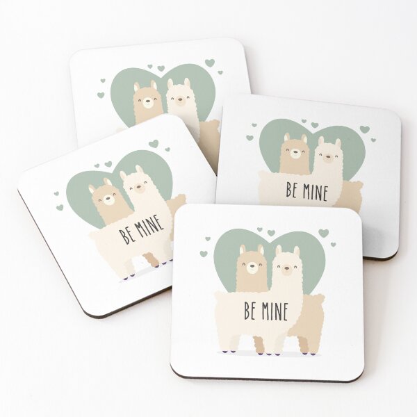 Adopt don't shop #4 - Love - Be mine Coasters (Set of 4)