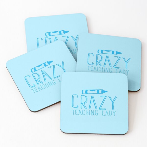 Item preview, Crazy TEACHING LADY crayon  (Funny teaching design) designed and sold by jazzydevil.