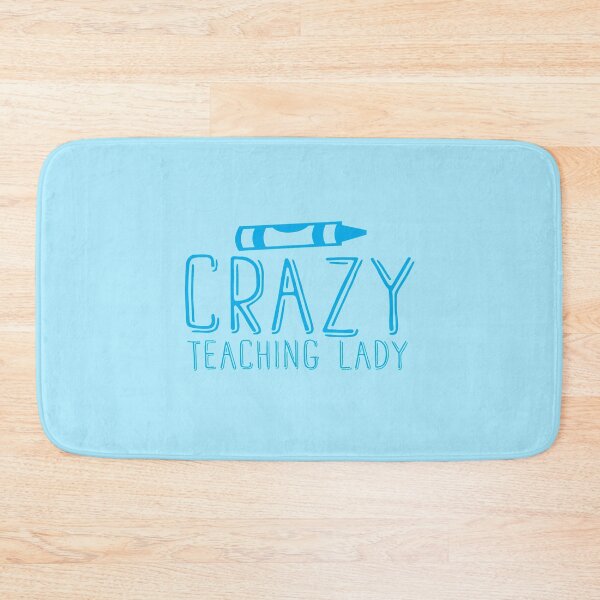 Item preview, Crazy TEACHING LADY crayon  (Funny teaching design) designed and sold by jazzydevil.