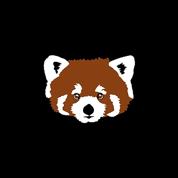 Artwork thumbnail, Red Panda face by GeoCreate