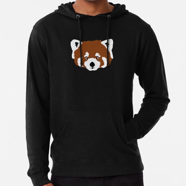 Red outlet panda sweatshirt