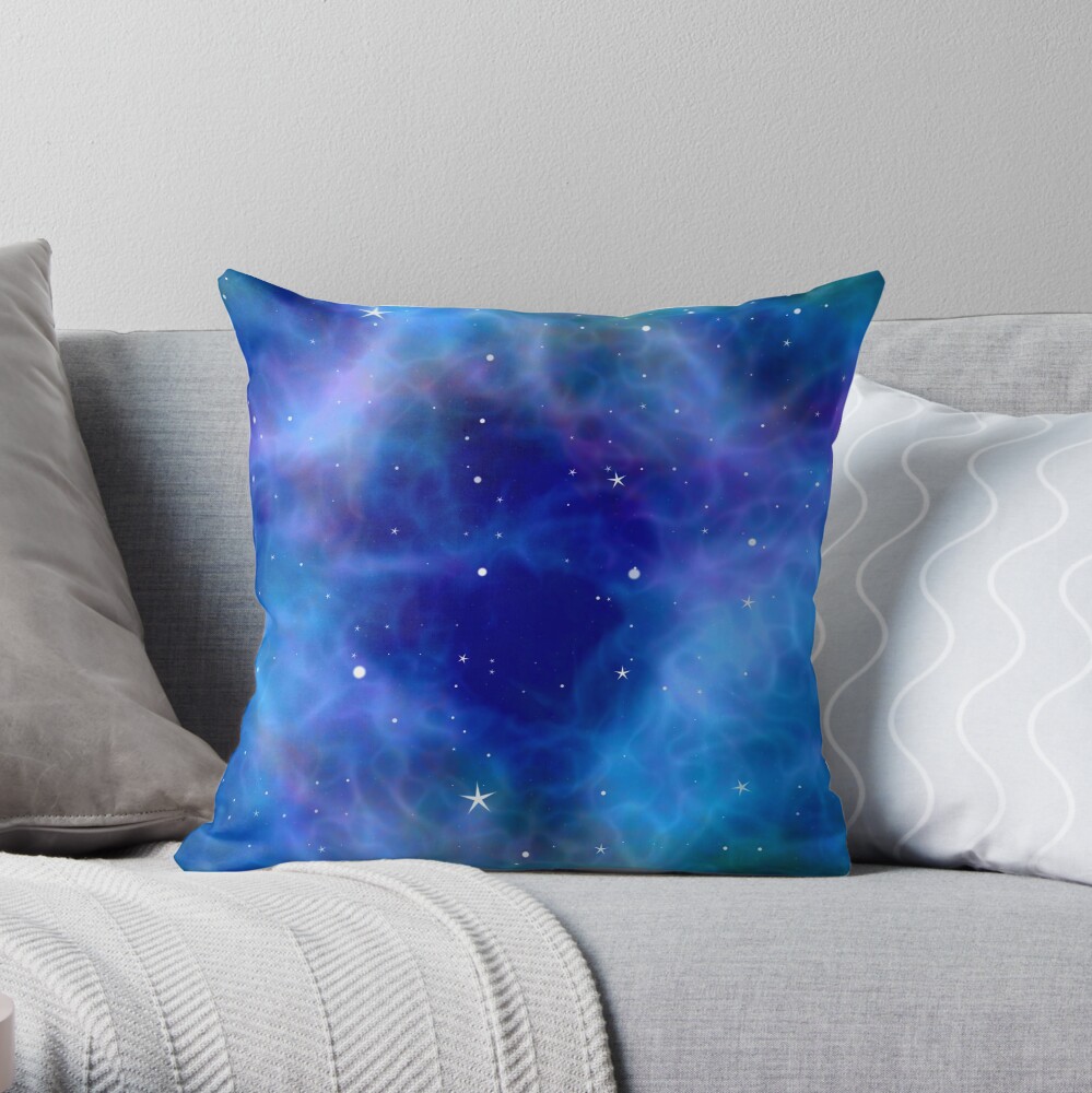 Cosmic clouds,deep space. Throw Pillow