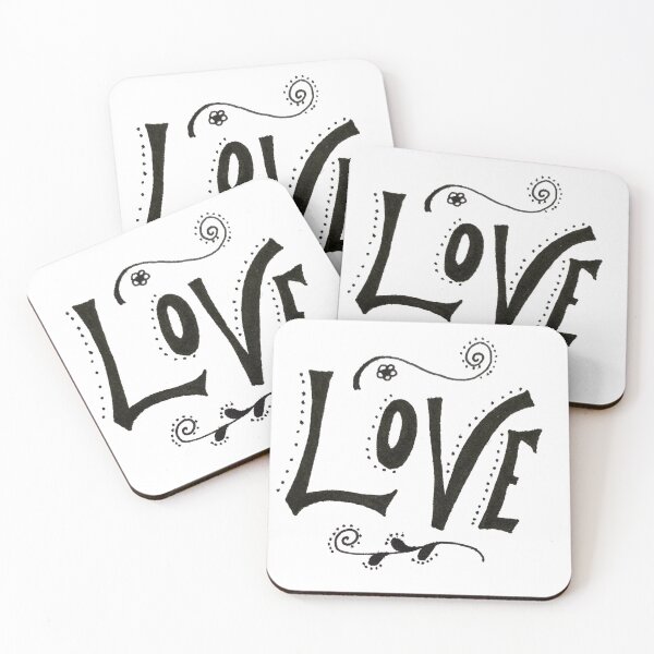 Item preview, Love hand lettering designed and sold by DaretoDream.