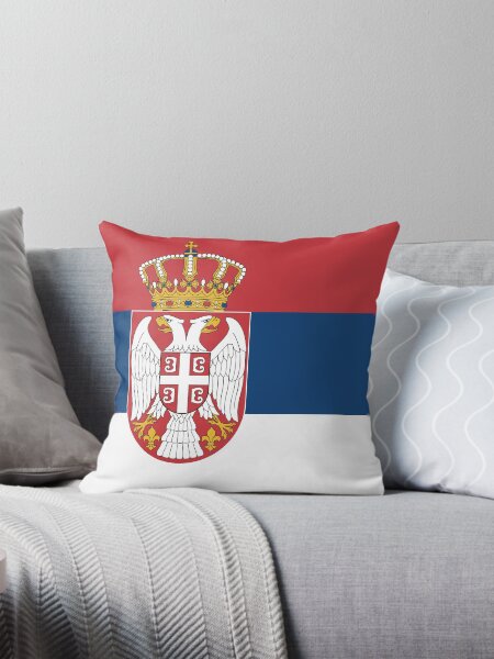 Aperçu de l'œuvre Drapeau de la Serbie créée et vendue par Flags & Cie.