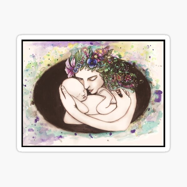 A mothers love Sticker