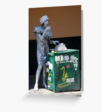 Street Performer Greeting Card