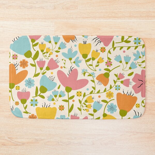 Item preview, Beautiful retro flowers designed and sold by Beautiful Art Designs.