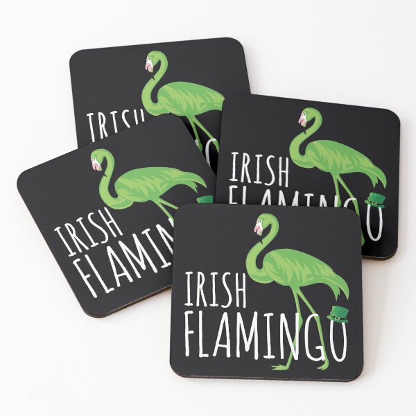 Item preview, Irish Green Flamingo Saint Patrick Day designed and sold by WanitaDesign.