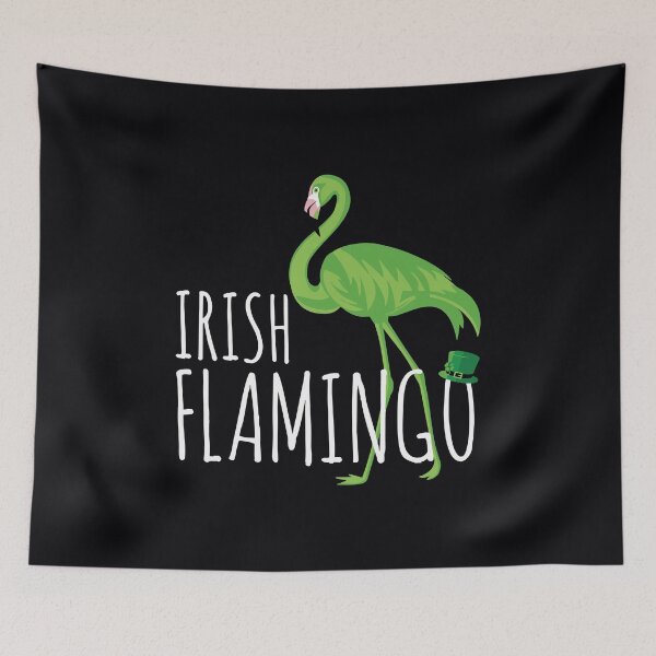Item preview, Irish Green Flamingo Saint Patrick Day designed and sold by WanitaDesign.