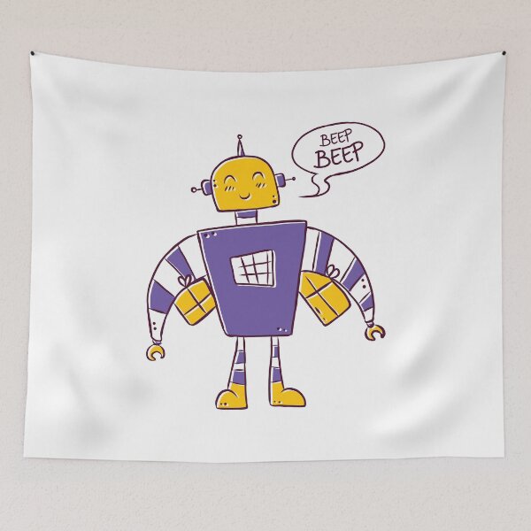 Item preview, cute robot designed and sold by DerSenat.