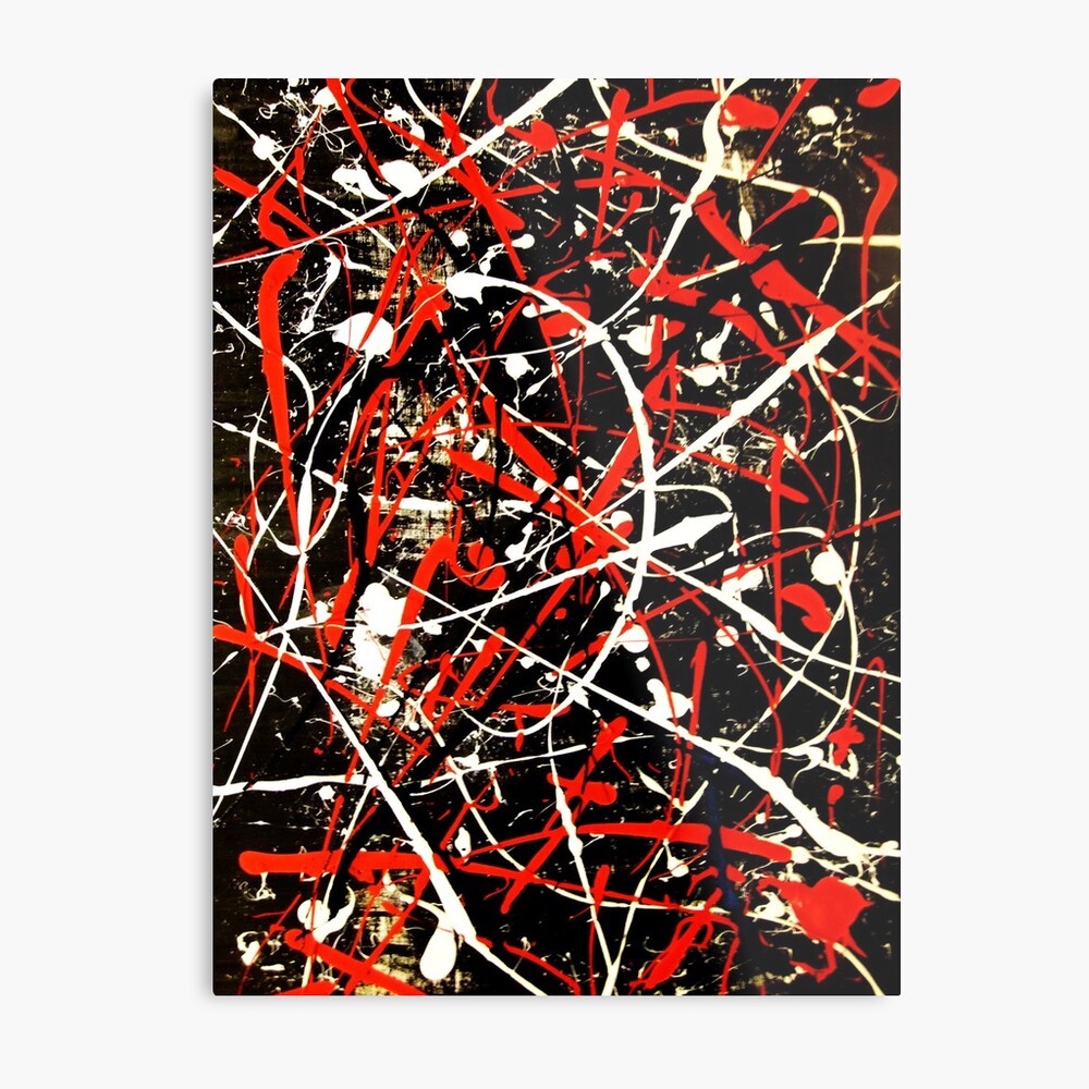 abstract splatter artist