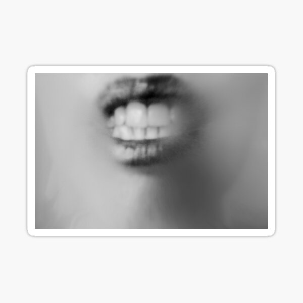 Through Gritted Teeth... Glossy Sticker
