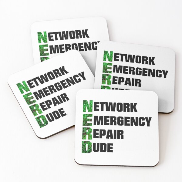 Item preview, Nerd acronym - Network emergency repair dude designed and sold by NerdySherds.