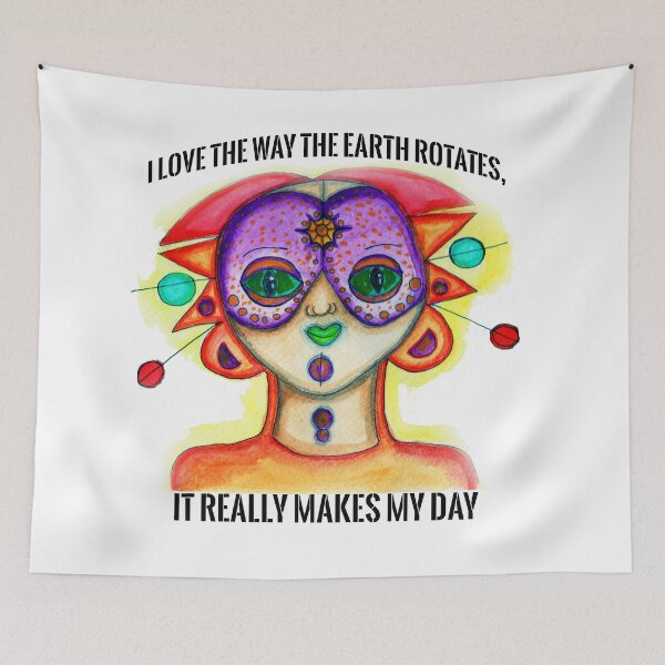 Item preview, I love the way the earth rotates designed and sold by Angwithoutane.