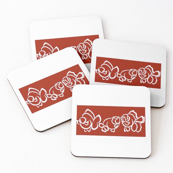 Item preview, Ryukin Ranchu Oranda Goldfish Logo 3 in Red designed and sold by Nosnah.