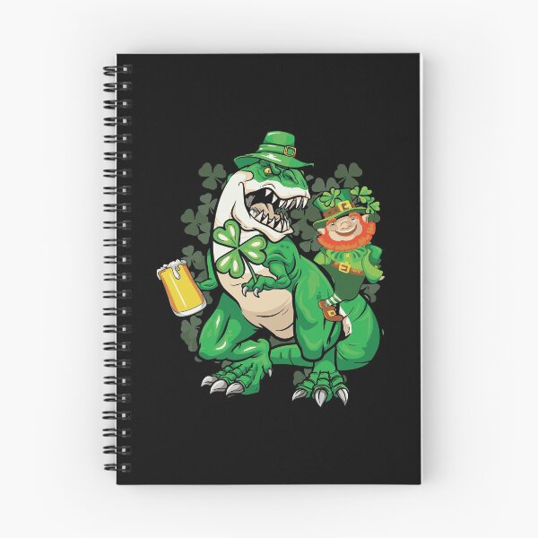 Item preview, T Rex Dinosaur Beer Drinking Saint Patricks Day designed and sold by BallonFlyToSky.