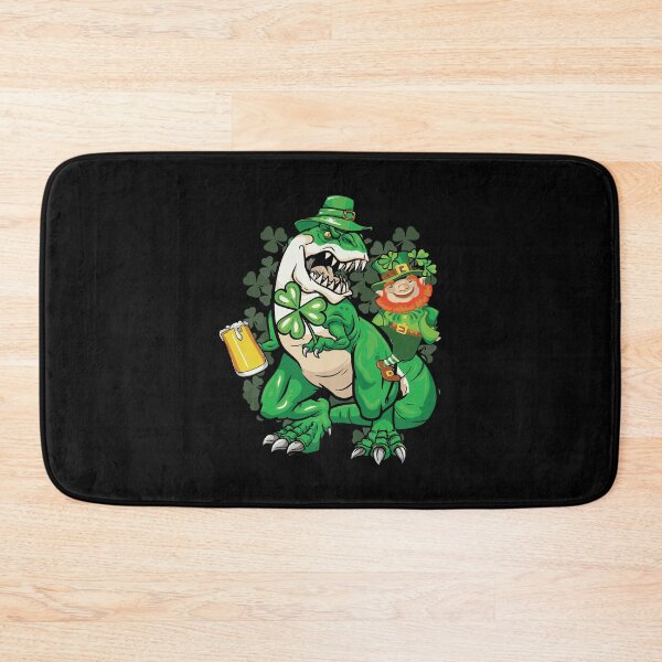 Item preview, T Rex Dinosaur Beer Drinking Saint Patricks Day designed and sold by BallonFlyToSky.