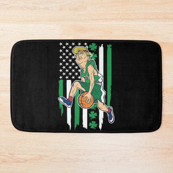 Item preview, Saint Patricks Day Trump Basketball American Flag Shamrock designed and sold by IceNiceIce.
