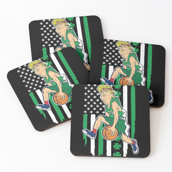 Item preview, Saint Patricks Day Trump Basketball American Flag Shamrock designed and sold by IceNiceIce.
