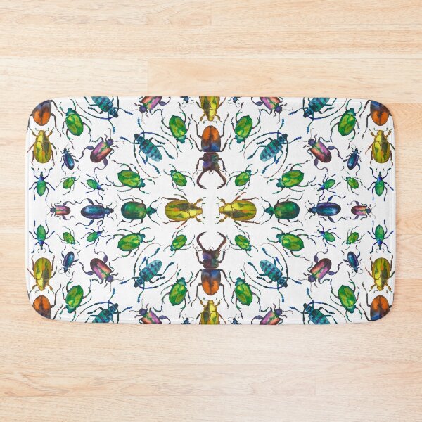 Item preview, watercolor beetle designed and sold by avamnenado.