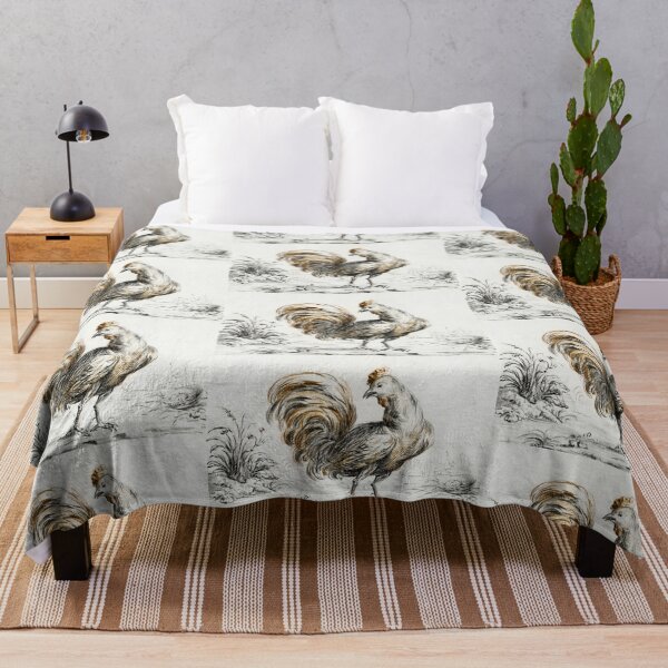 Item preview, rooster illustration designed and sold by Vintage Designs +.