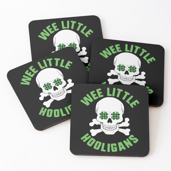 Item preview, Saint Patricks Day Wee Little Hooligan Skull Irish Shamrock designed and sold by IceNiceIce.