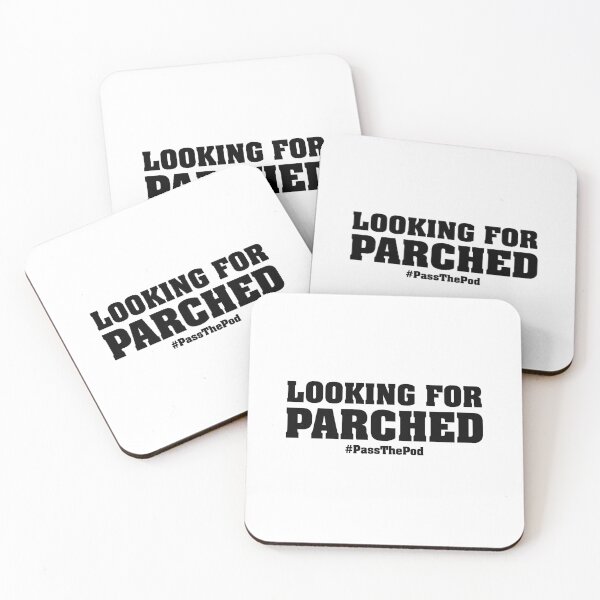 Item preview, Looking for Parched | That Peter Crouch Podcast | Black Print designed and sold by SJ Designs.