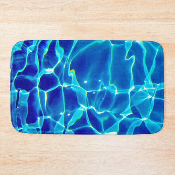 Item preview, East Northport: Electric blue abstract print of light underwater designed and sold by tenderlovingart.