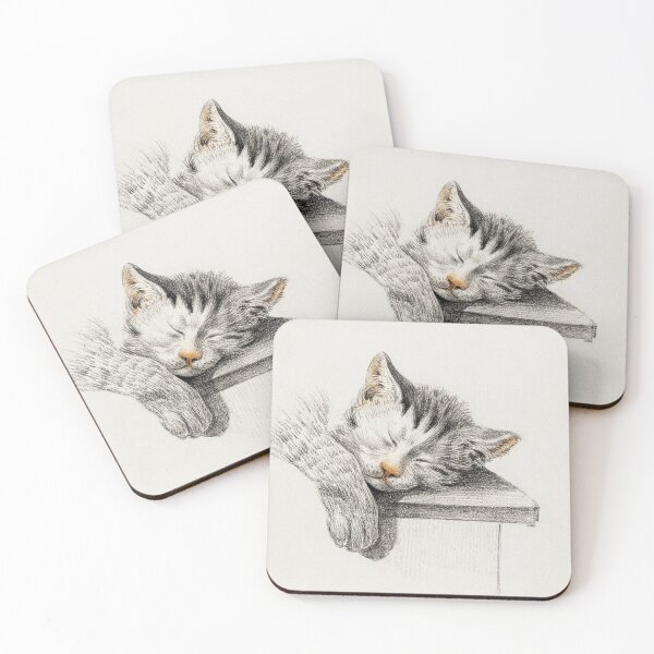 Item preview, Cat illustration designed and sold by Vintage Designs +.