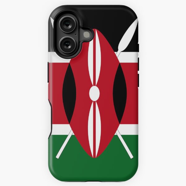 Aperçu de l'œuvre Drapeau du Kenya créée et vendue par Flags & Cie.