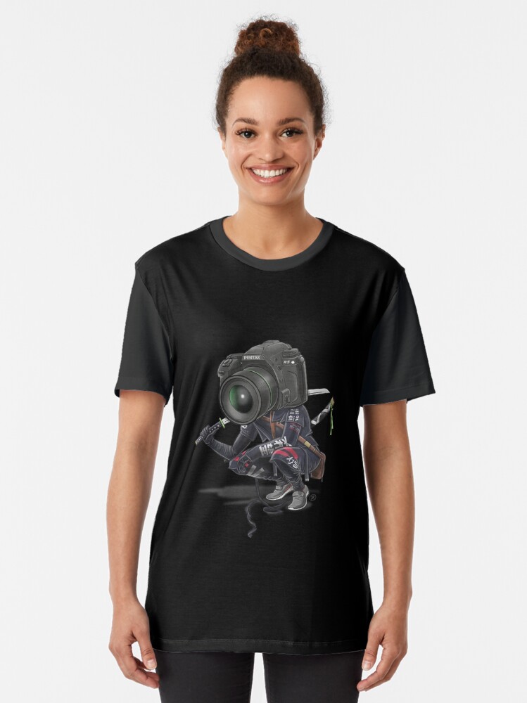 Vista alternativa de Camiseta gráfica Pentax K5 Samurai
