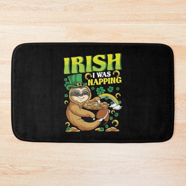 Item preview, Irish I Was Napping Sloth Leprechaun Saint Patricks Day designed and sold by WanitaDesign.
