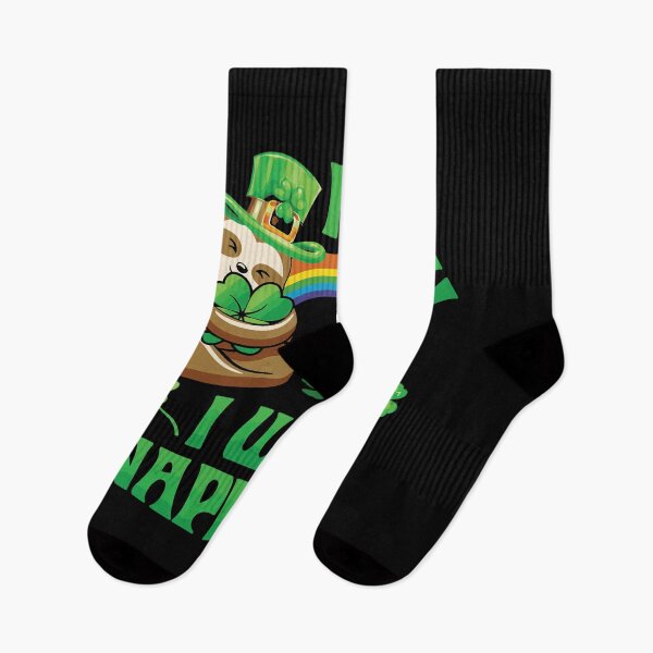Item preview, Irish I Was Napping Sloths Shamrock Saint Patricks Day designed and sold by WanitaDesign.