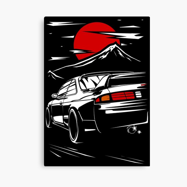 Nissan Silvia s14 Canvas Print
